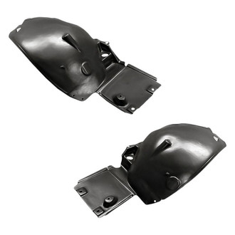 Replacement - Front Rearward Driver and Passenger Side Fender Liner Rear Section Set (Standard Line)