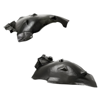 Replacement - Front Rearward Driver and Passenger Side Fender Liner Rear Section Set (Standard Line)