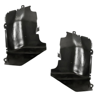 Replacement - Front Driver and Passenger Side Fender Splash Shield Set (Standard Line)