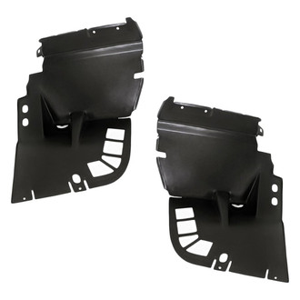Replacement - Front Driver and Passenger Side Fender Splash Shield Set (Standard Line)