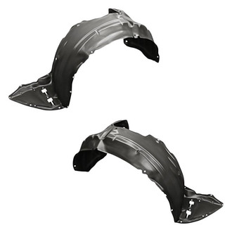 Replacement - Front Driver and Passenger Side Fender Liner Front Section Set (Standard Line)