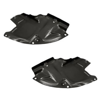 Replacement - Front Driver and Passenger Side Fender Splash Shield Lower Section Set (Standard Line)