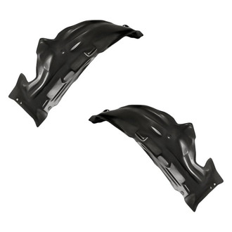 Replacement - Front Rearward Driver and Passenger Side Fender Liner Rear Section Set (Standard Line)