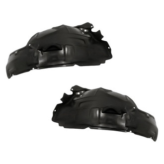 Replacement - Front Rearward Driver and Passenger Side Fender Liner Rear Section Set (Standard Line)