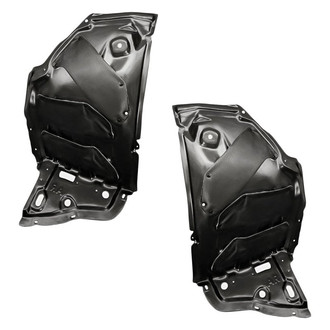 Replacement - Front Driver and Passenger Side Fender Liner Front Section Set (Standard Line)