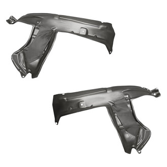 Replacement - Front Rearward Driver and Passenger Side Fender Liner Rear Section Set (Standard Line)