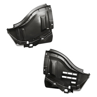 Replacement - Front Forward Driver and Passenger Side Fender Liner Set (CAPA Certified)