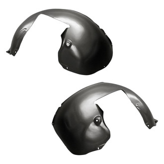 Replacement - Front Rearward Driver and Passenger Side Fender Liner Rear Section Set (Standard Line)