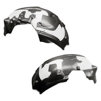 Replacement - Front Driver and Passenger Side Fender Liner Set (Standard Line)