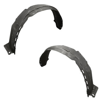 Replacement - Front Driver and Passenger Side Fender Liner Rear Section Set (Standard Line)