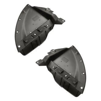 Replacement - Front Driver and Passenger Side Fender Splash Shield Set (CAPA Certified)