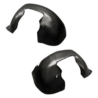 Replacement - Front Rearward Driver and Passenger Side Fender Liner Rear Section Set (Standard Line)