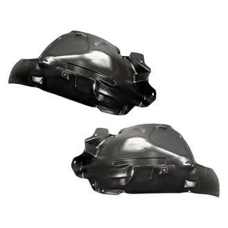 Replacement - Front Rearward Driver and Passenger Side Fender Liner Rear Section Set (Standard Line)