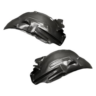 Replacement - Front Rearward Driver and Passenger Side Fender Liner Rear Section Set (Standard Line)