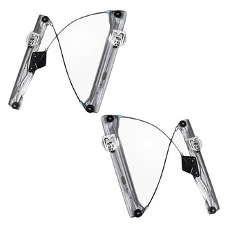 Replacement - Front Driver and Passenger Side Power Window Regulator without Motor Set