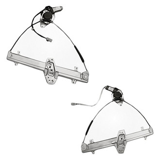 Replacement - Front Driver and Passenger Side Power Window Regulator and Motor Assembly Set