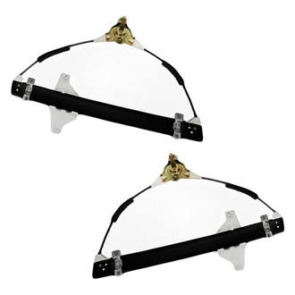 Replacement - Front Driver and Passenger Side Manual Window Regulator Set