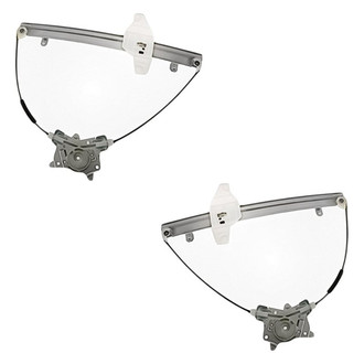 Replacement - Front Driver and Passenger Side Power Window Regulator without Motor Set