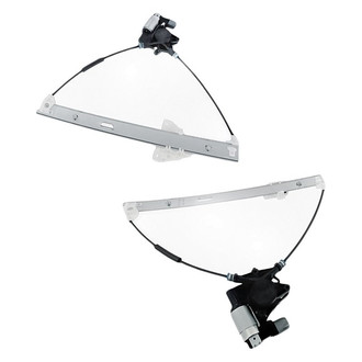 Replacement - Front Driver and Passenger Side Power Window Regulator and Motor Assembly Set