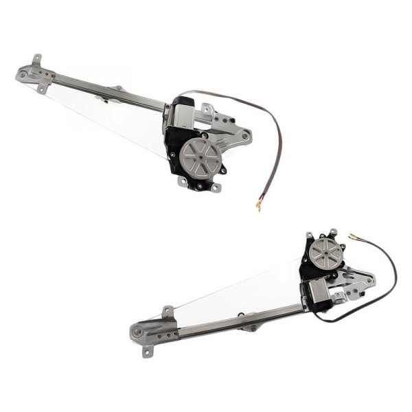 Replacement - Rear Driver and Passenger Side Power Window Regulator and Motor Assembly Set