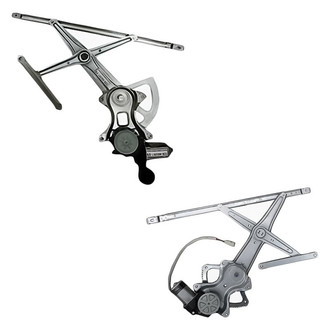 Replacement - Front Driver and Passenger Side Power Window Regulator and Motor Assembly Set