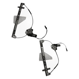 Replacement - Rear Driver and Passenger Side Power Window Regulator and Motor Assembly Set