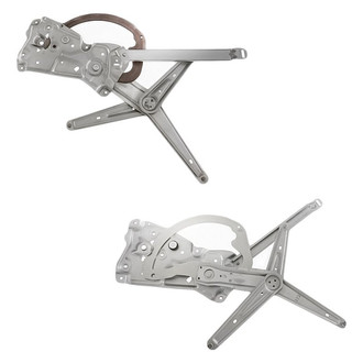Replacement - Front Driver and Passenger Side Power Window Regulator without Motor Set