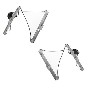 Replacement - Front Driver and Passenger Side Power Window Regulator and Motor Assembly Set