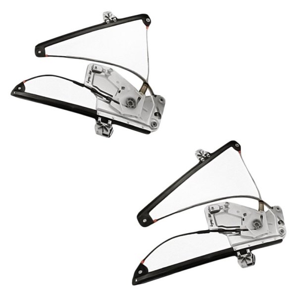 Replacement - Front Driver and Passenger Side Power Window Regulator without Motor Set