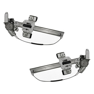 Replacement - Rear Driver and Passenger Side Power Window Regulator and Motor Assembly Set