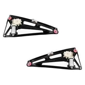 Replacement - Rear Driver and Passenger Side Power Window Regulator and Motor Assembly Set