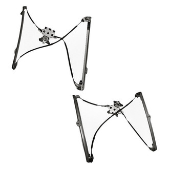 Replacement - Front Driver and Passenger Side Manual Window Regulator Set