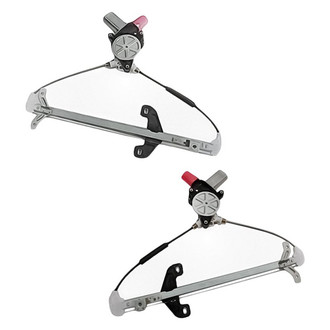 Replacement - Rear Driver and Passenger Side Power Window Regulator and Motor Assembly Set