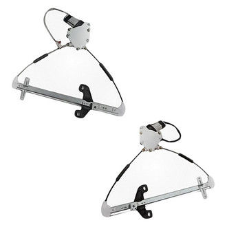 Replacement - Rear Driver and Passenger Side Power Window Regulator and Motor Assembly Set