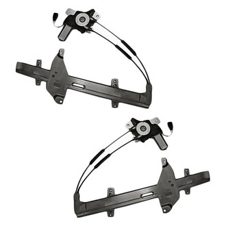 Replacement - Front Driver and Passenger Side Power Window Regulator and Motor Assembly Set