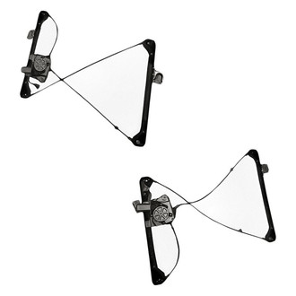 Replacement - Front Driver and Passenger Side Power Window Regulator and Motor Assembly Set