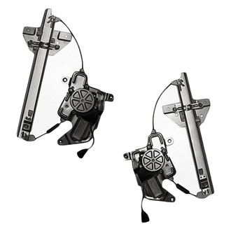 Replacement - Rear Driver and Passenger Side Power Window Regulator and Motor Assembly Set