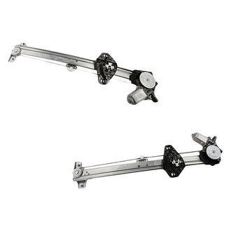 Replacement - Front Driver and Passenger Side Power Window Regulator and Motor Assembly Set