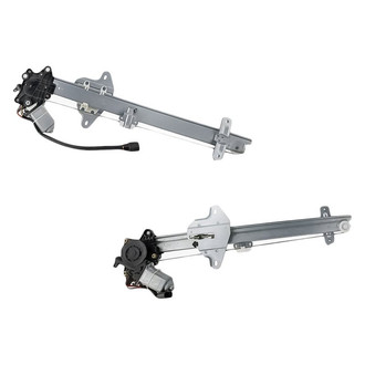 Replacement - Front Driver and Passenger Side Power Window Regulator and Motor Assembly Set