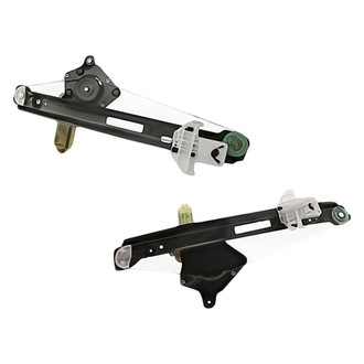 Replacement - Rear Driver and Passenger Side Power Window Regulator and Motor Assembly Set