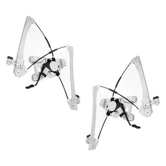 Replacement - Front Driver and Passenger Side Power Window Regulator and Motor Assembly Set