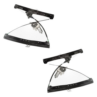 Replacement - Front Driver and Passenger Side Power Window Regulator and Motor Assembly Set