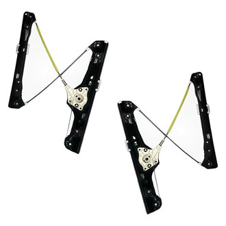 Replacement - Front Driver and Passenger Side Power Window Regulator without Motor Set