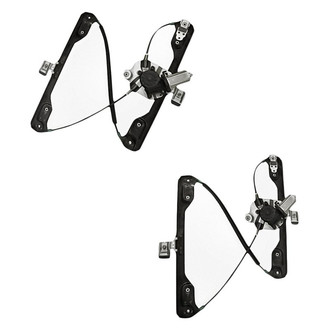 Replacement - Front Driver and Passenger Side Power Window Regulator and Motor Assembly Set