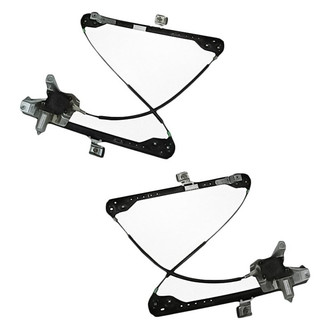 Replacement - Front Driver and Passenger Side Power Window Regulator and Motor Assembly Set
