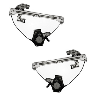 Replacement - Front Driver and Passenger Side Power Window Regulator and Motor Assembly Set