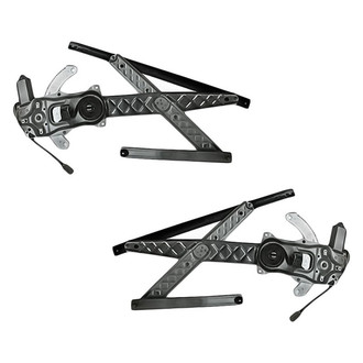 Replacement - Front Driver and Passenger Side Power Window Regulator and Motor Assembly Set