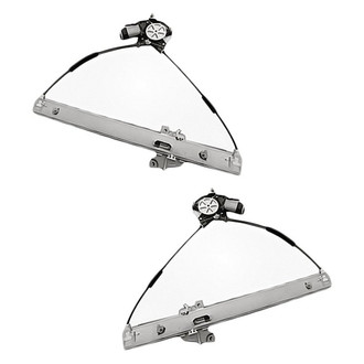 Replacement - Front Driver and Passenger Side Power Window Regulator and Motor Assembly Set
