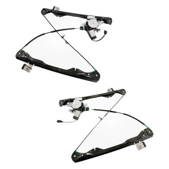 Replacement - Front Driver and Passenger Side Power Window Regulator and Motor Assembly Set