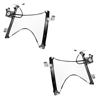 Replacement - Rear Driver and Passenger Side Power Window Regulator and Motor Assembly Set